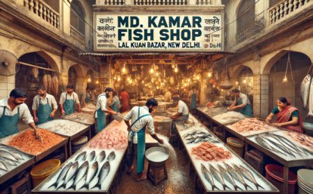 Md. Kamar Fish Shop Chandni Chowk Premier Restaurant Fish Supplier Delhi 3.8