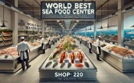 World Best Sea Food Center INA Market Premier Seafood Destination and Global-Quality Supply Delhi 5.0