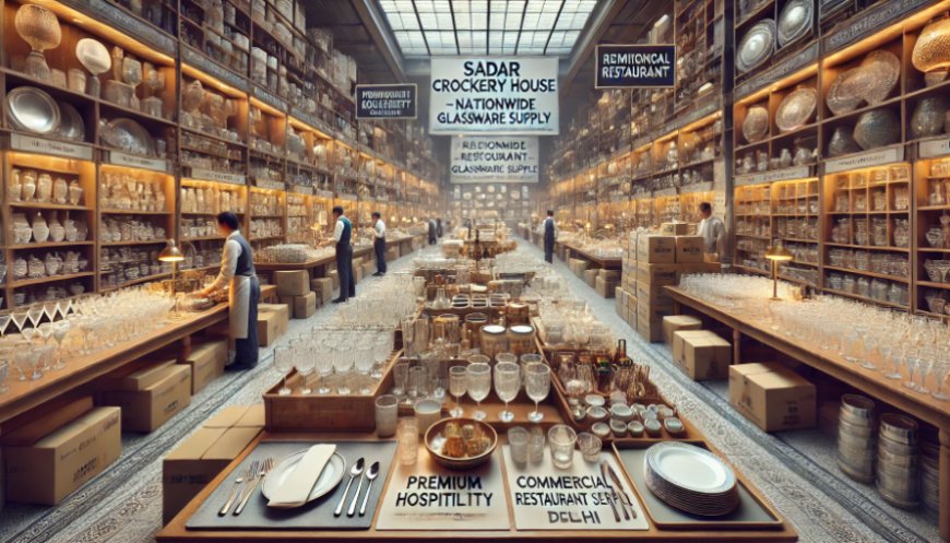 Sadar Crockery House Sadar Bazaar Premier Glassware and Restaurant Supply Destination Delhi 3.9